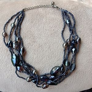 Beaded 5 Strand Necklace